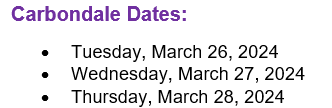 carbondale dates