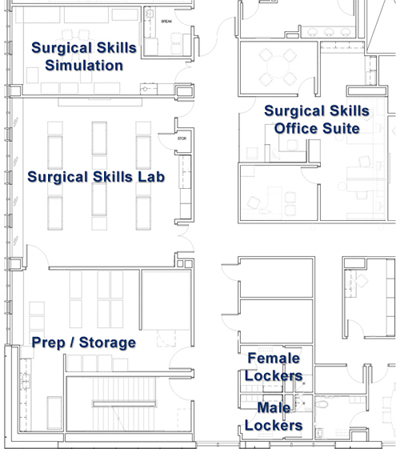 Surgical Skills Floor Plan