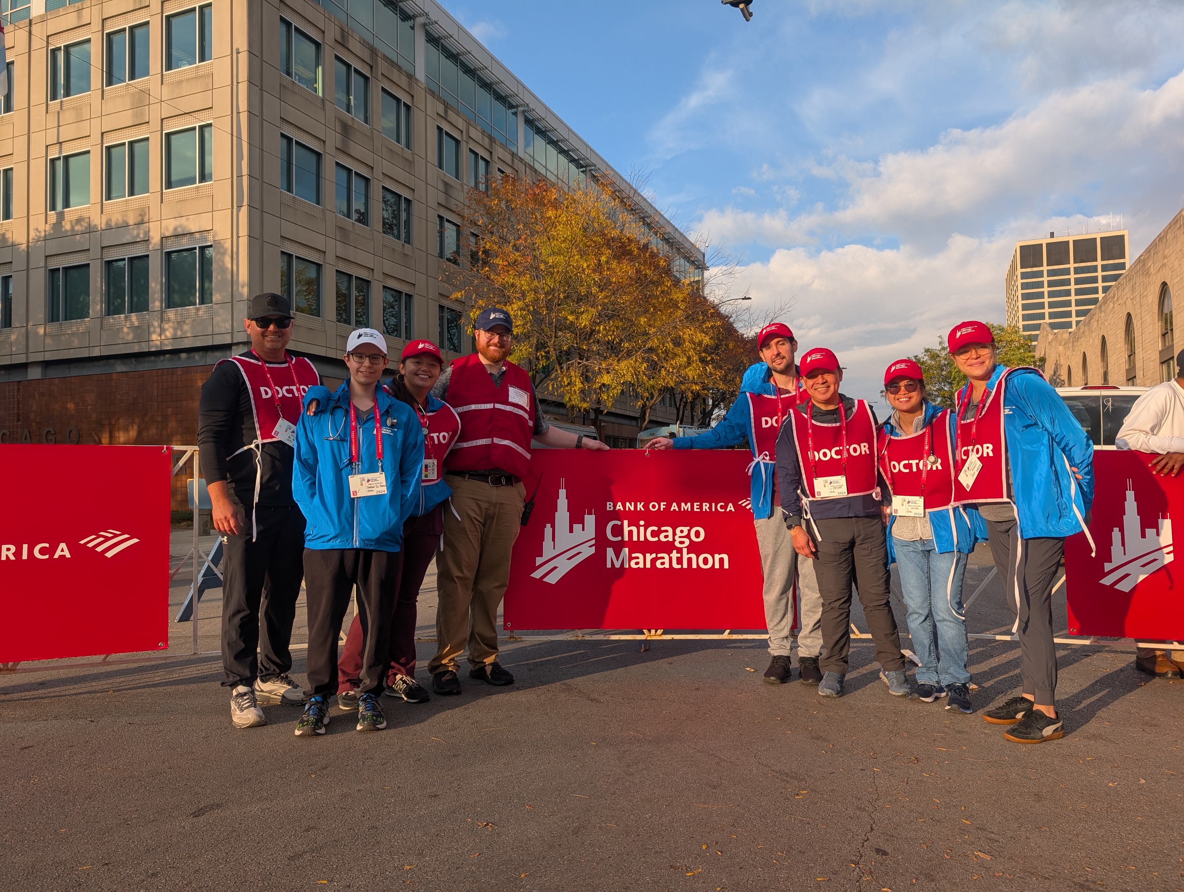 Quincy Family Medicine at the Chicago marathon