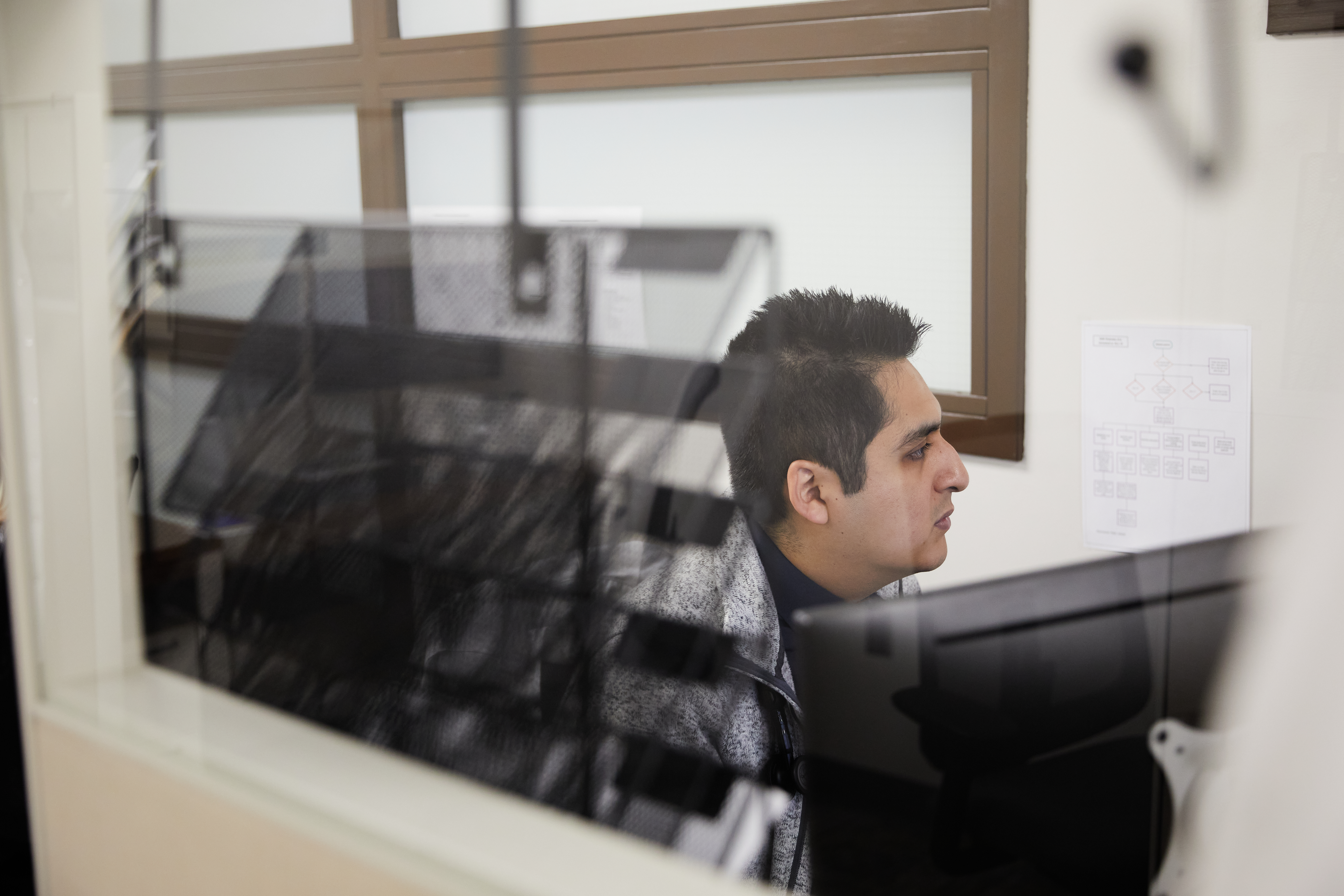 Julio at work