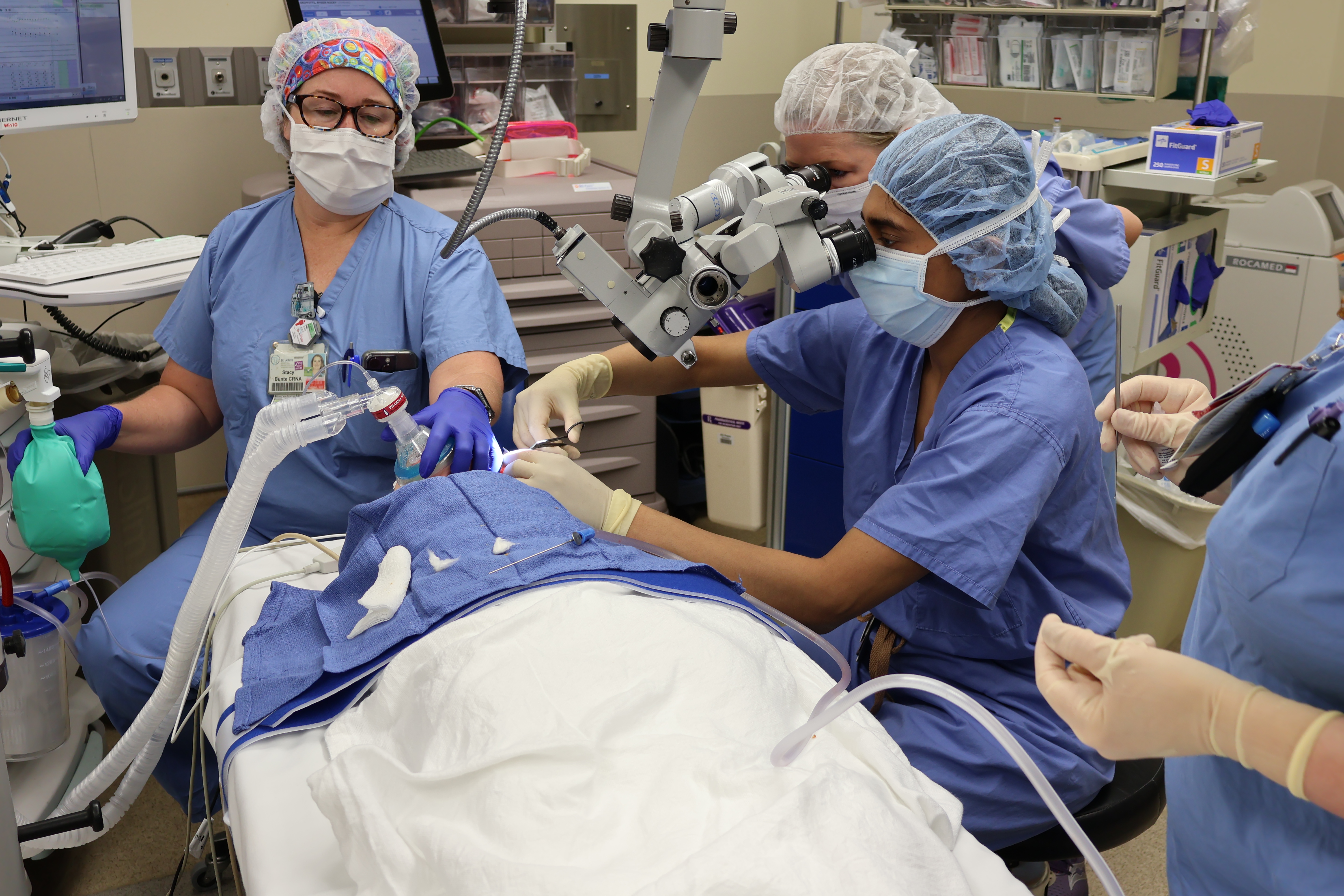 pediatric ear tube patient