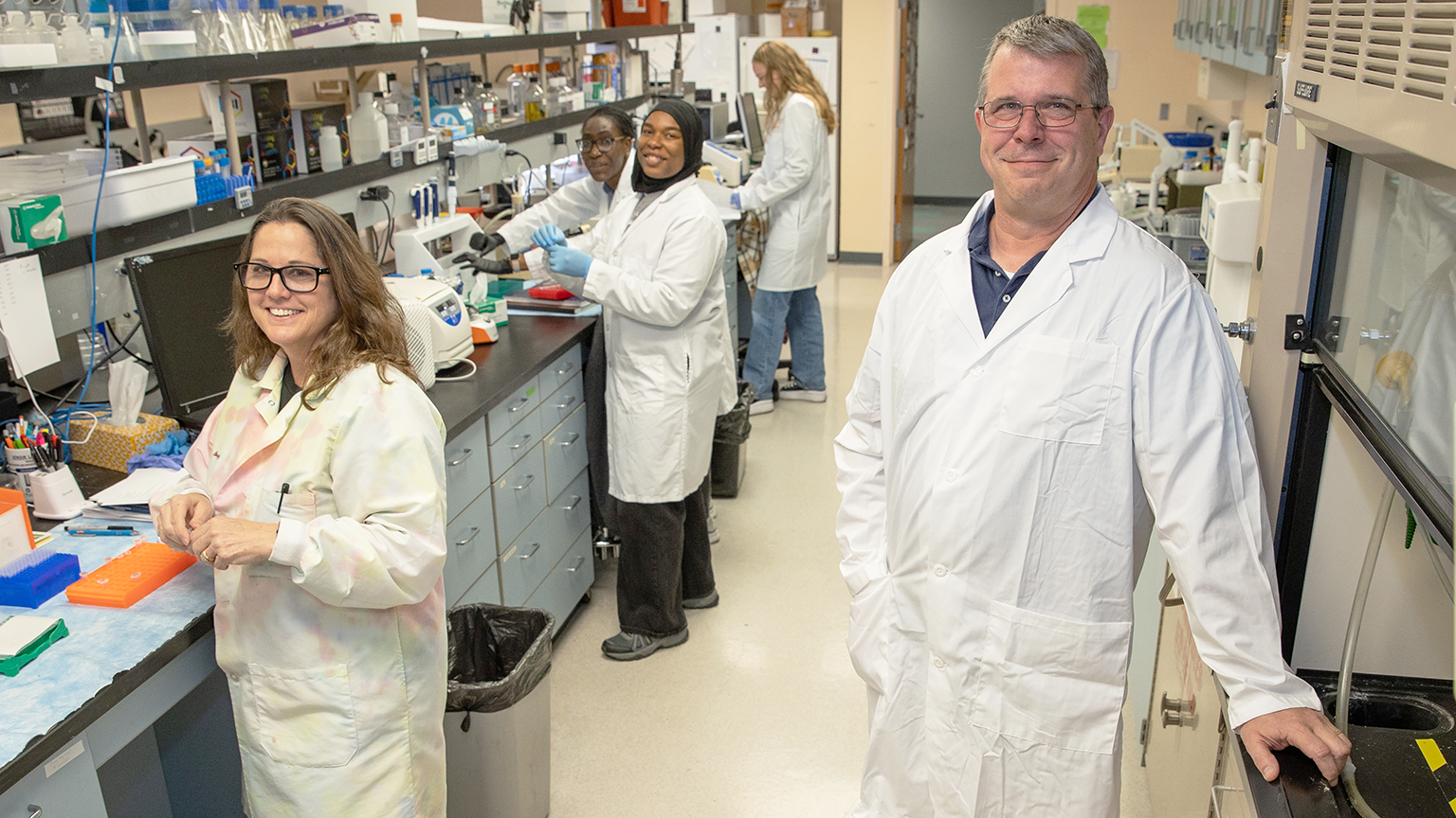 Jensik lab in Carbondale