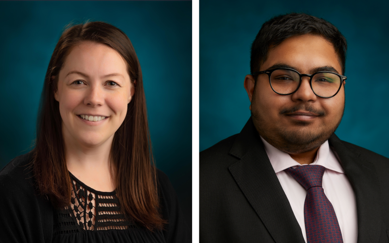 Jessica Barney and Vistrit Choudhary