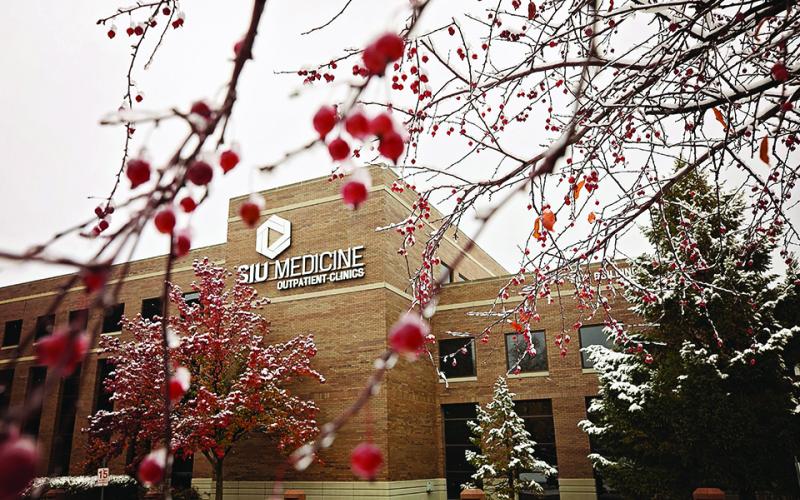 Moy Clinic Building in winter