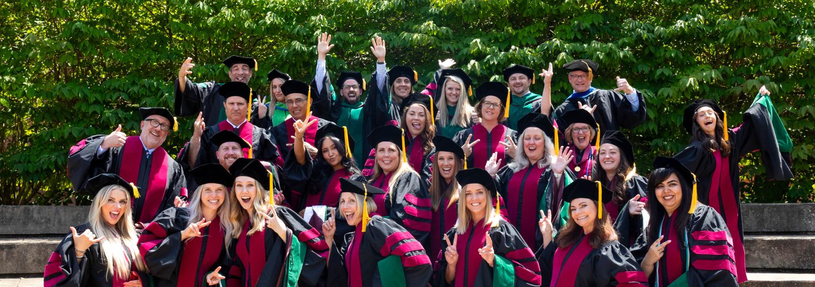 Image of the 2023 Doctor of Medical Science Graduates and Faculty