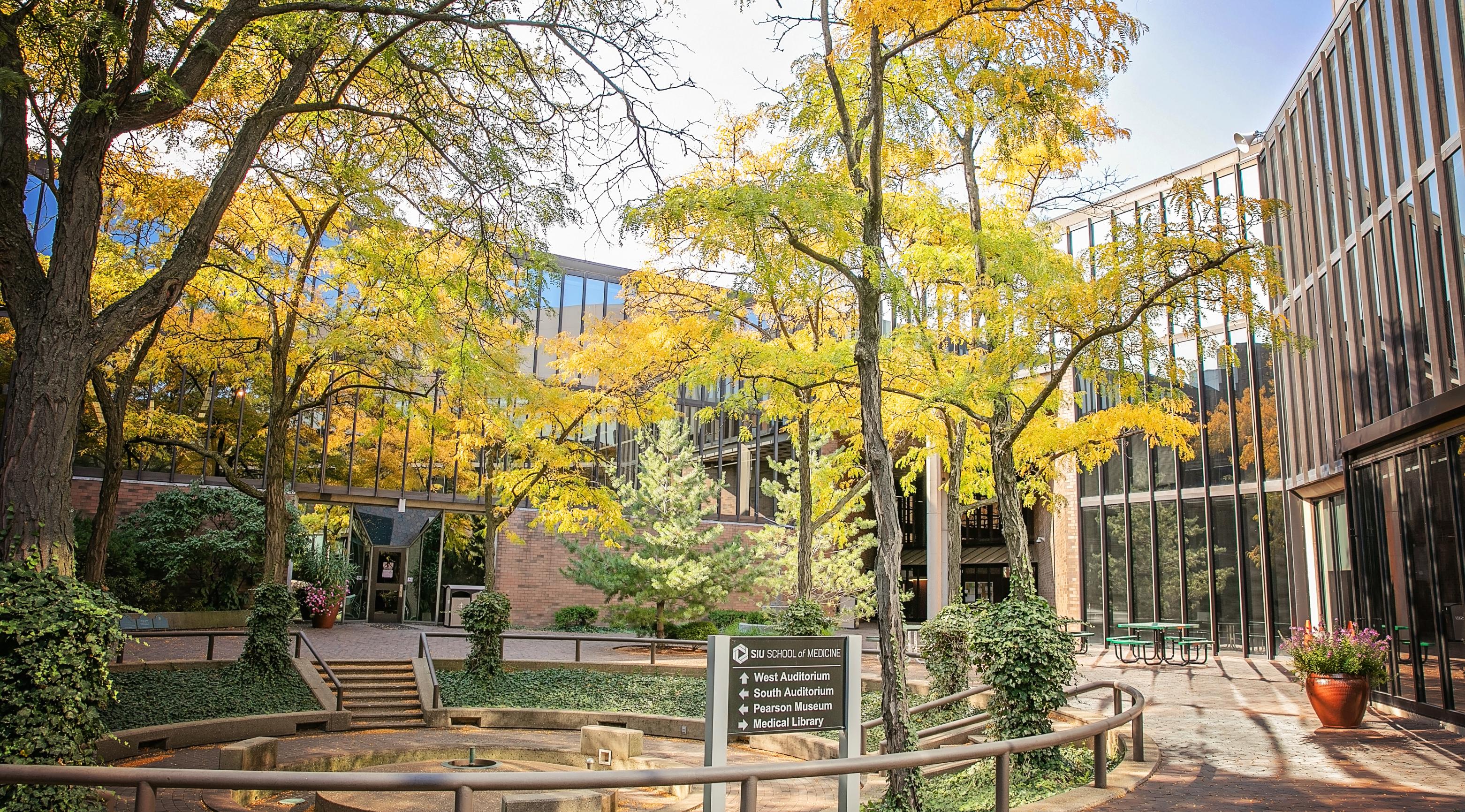 SIU Medicine Courtyard 