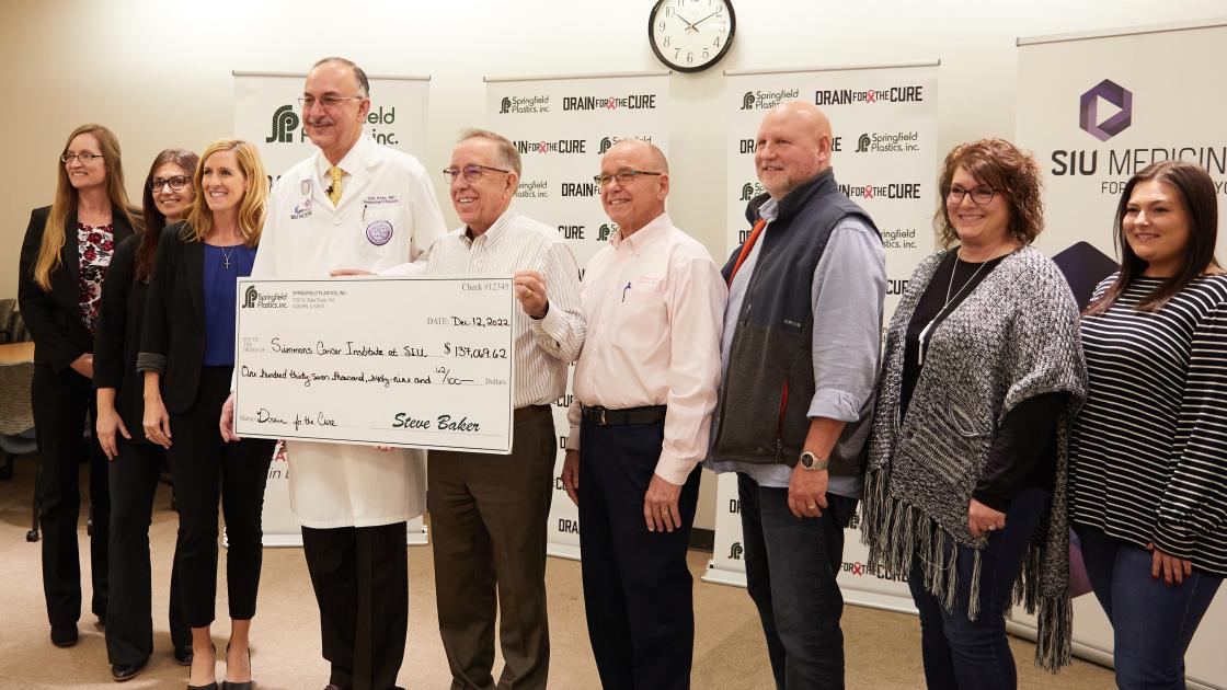 Drain for the Cure check presentation