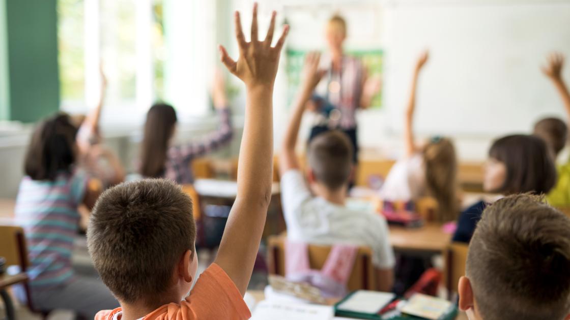 Kids in a classroom