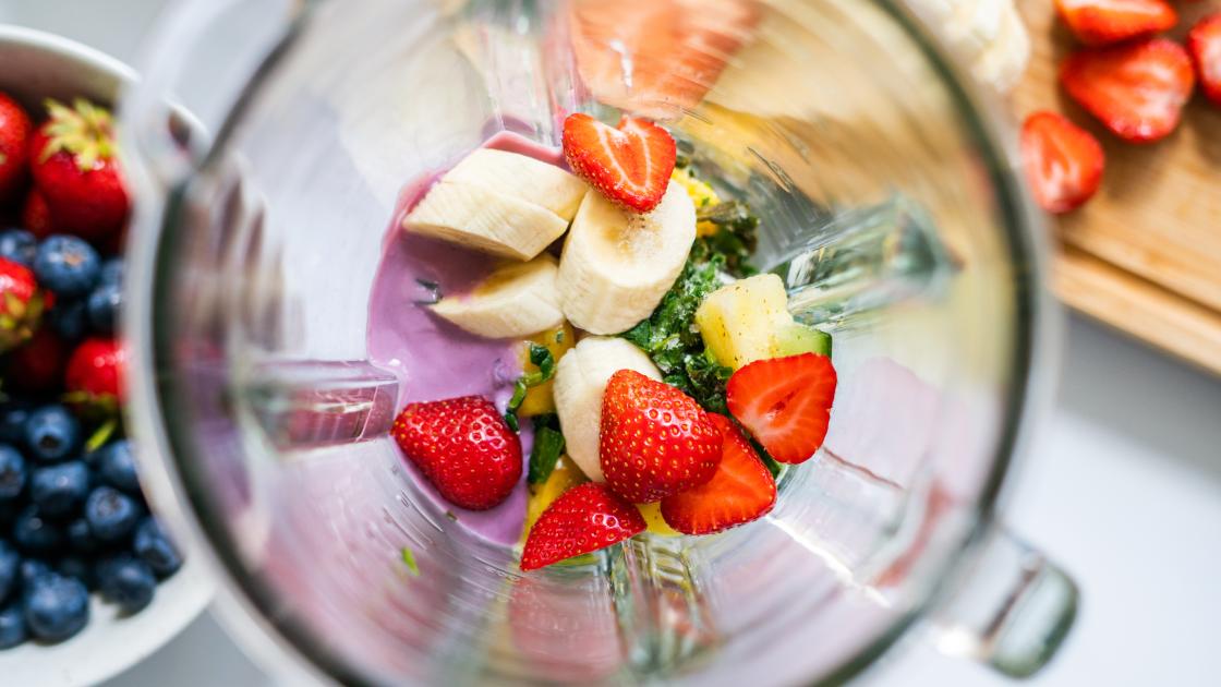 Photo of a fruit smoothie 