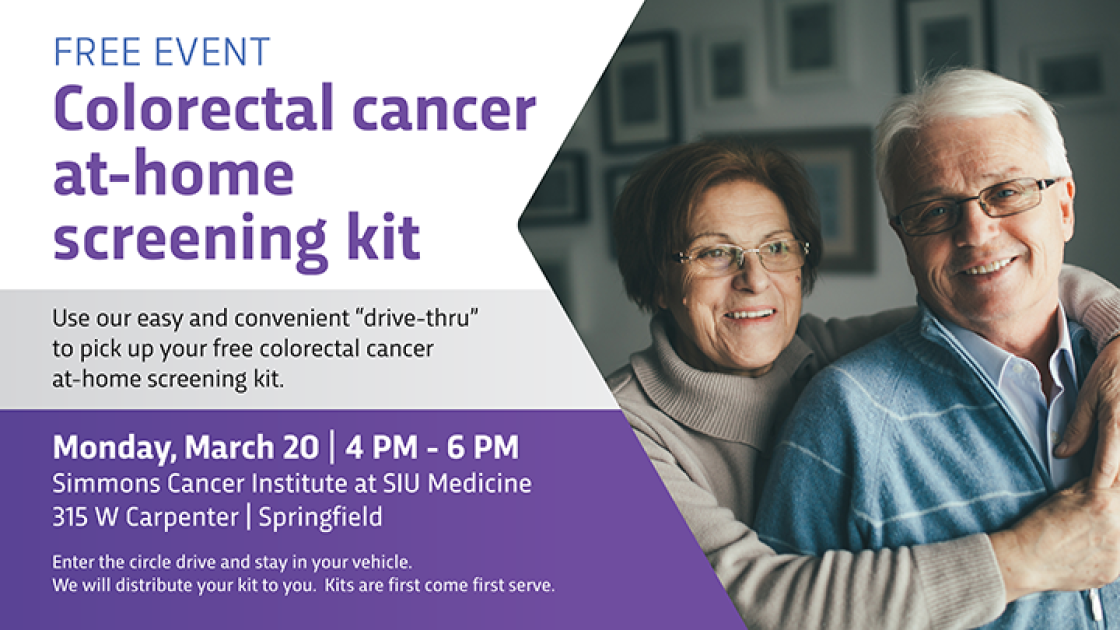 Cancer screening kit drive-thru 