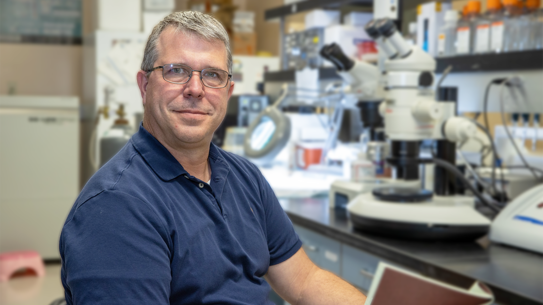 Phil Jensik's lab in Carbondale