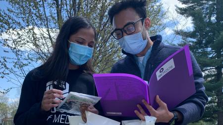 Medical Students at Student Day of Service 