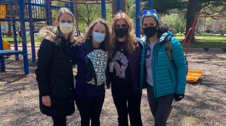 Medical Students at the Park for Student Day of Service