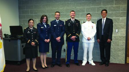 Military at Commencement 