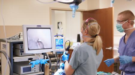 Dr. Crosby plans a surgical approach