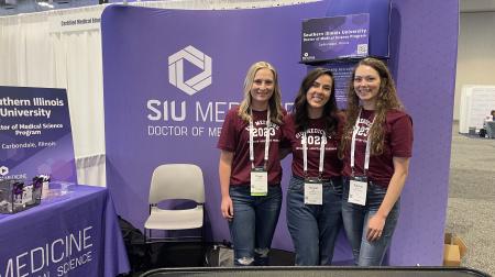 Images of SIU Students, faculty and alumni at the AAPA conference in Nashville, TN