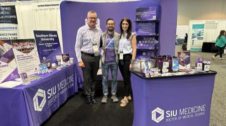 Images of SIU Students, faculty and alumni at the AAPA conference in Nashville, TN