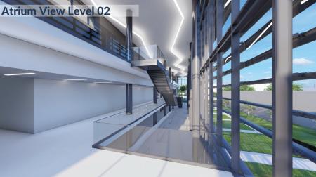 Photo rendering of new medical education building 