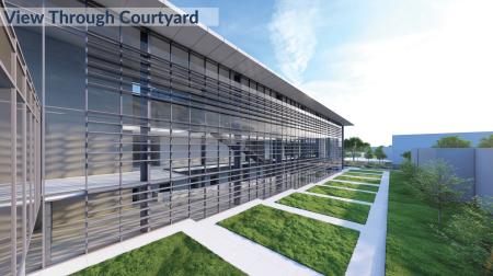 Photo rendering of new medical education building 