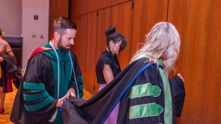 SIU DMSc Hooding Ceremony 2025