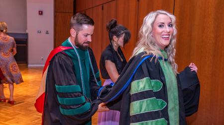 SIU DMSc Hooding Ceremony 2025