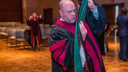 SIU DMSc Hooding Ceremony 2025