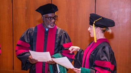 SIU DMSc Hooding Ceremony 2025