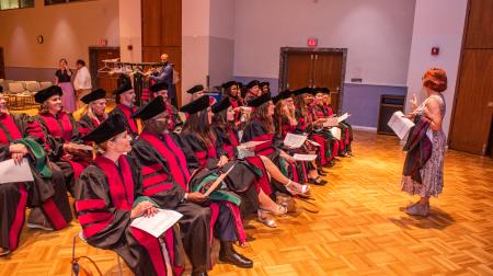 SIU DMSc Hooding Ceremony 2025