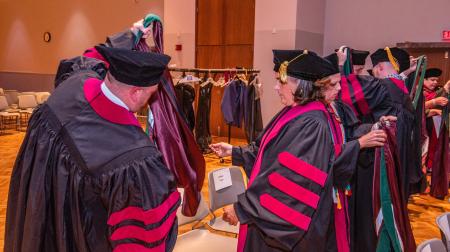 SIU DMSc Hooding Ceremony 2025