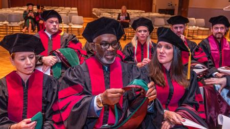 SIU DMSc Hooding Ceremony 2025