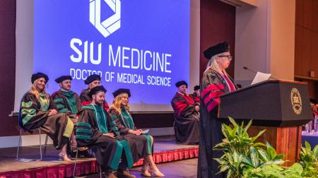 SIU DMSc Hooding Ceremony 2025