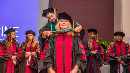 SIU DMSc Hooding Ceremony 2025