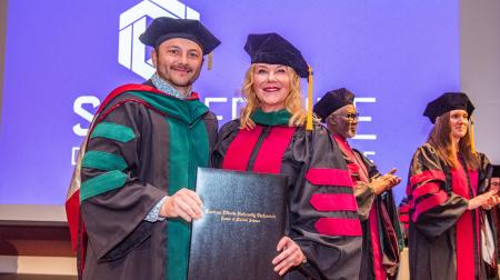 SIU DMSc Hooding Ceremony 2025