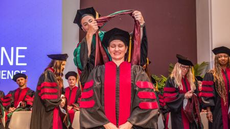 SIU DMSc Hooding Ceremony 2025