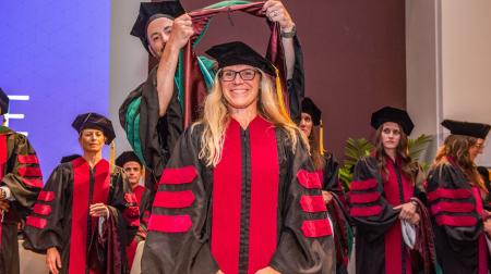 SIU DMSc Hooding Ceremony 2025