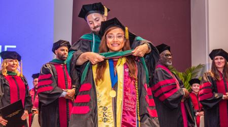 SIU DMSc Hooding Ceremony 2025