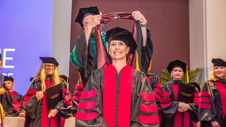 SIU DMSc Hooding Ceremony 2025