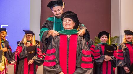 SIU DMSc Hooding Ceremony 2025