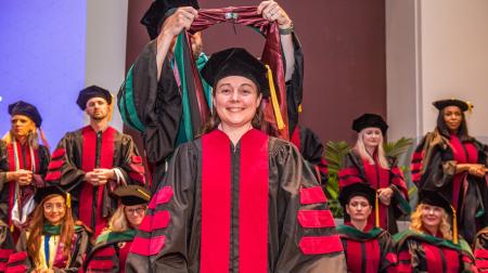 SIU DMSc Hooding Ceremony 2025