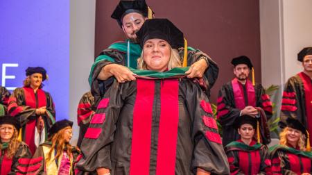 SIU DMSc Hooding Ceremony 2025