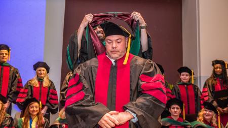 SIU DMSc Hooding Ceremony 2025