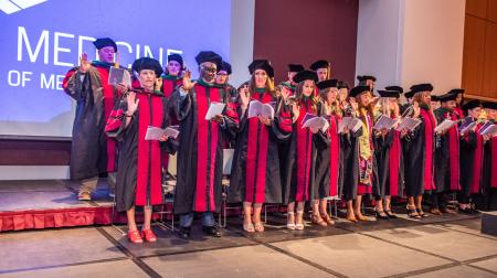 SIU DMSc Hooding Ceremony 2025