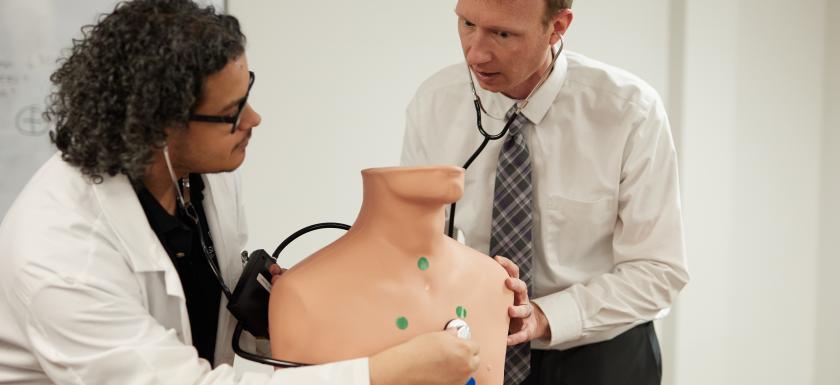 Decatur Family Med Residents with model