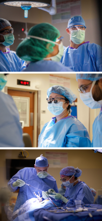 SIU surgeons in action