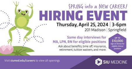 SIU Hiring Event April 24