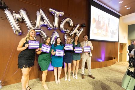 Students celebrate Match 20205