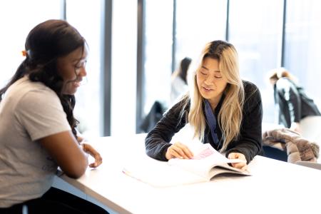 image SIU Med Students study together