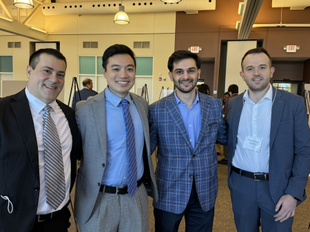 Internal Medicine residents at conference