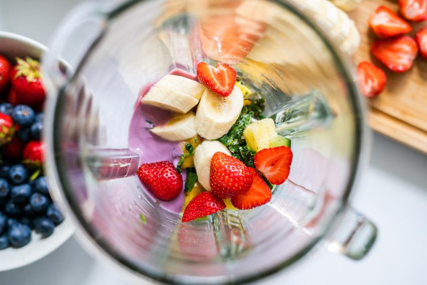 Photo of a fruit smoothie 
